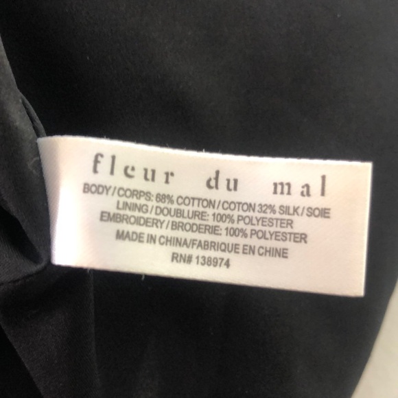 SOLD Fleur du Mal Cotton Silk Ice Cream Embroidered Mini Skirt Croquette - Picture 9 of 10